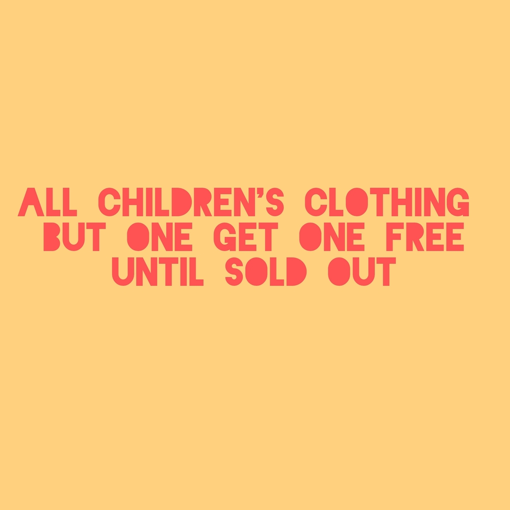 Children's Clothing Sale Poster